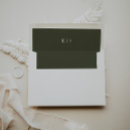 Search for olive green wedding envelopes Minimalist