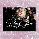 Search for floral wedding thank you cards Elegant script