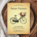 Search for bicycle birthday invitations Cute