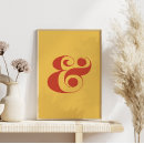 Search for ampersand posters Minimalist