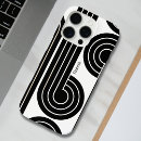Search for black line art iphone cases Simple