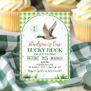 Search for duck hunting birthday invitations Greenery