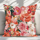 Search for pink orange cushions Floral