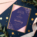 Search for rose gold geometric wedding invitations Elegant