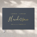 Search for navy blue wedding guest books Modern