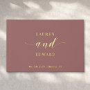 Search for rose gold wedding guest books Calligraphy