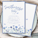Search for something blue bridal shower invitations Elegant