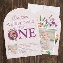 Search for bright floral invitations Girl