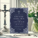 Search for grey first communion invitations Elegant