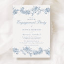 Search for classic engagement party invitations Blue
