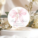 Search for pastel pink baby shower stickers Floral