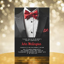 Search for red and black 40th birthday invitations For him