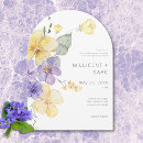 Search for purple and yellow wedding invitations Elegant