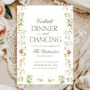 Search for dinner wedding enclosure cards Floral