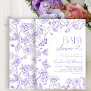 Search for vintage floral baby shower invitations Chinoiserie