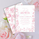 Search for victorian baby shower invitations Pink