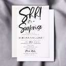 Search for surprise birthday invitations Modern