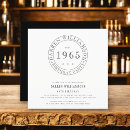 Search for for men 60th birthday invitations Black and white