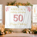 Search for 50th birthday backdrops Pink