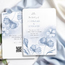 Search for blue wedding invitations Floral