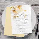 Search for white and gold bridal shower invitations Chic