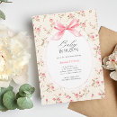 Search for antique baby shower invitations Pink