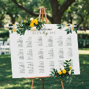 Search for lemon wedding seating charts Elegant