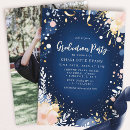 Search for gold confetti graduation invitations Elegant