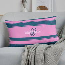 Search for pink blue cushions Stripes