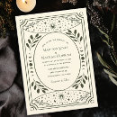 Search for vintage gothic wedding invitations Hallowedding