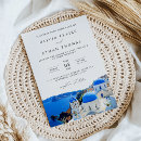 Search for skyline wedding invitations Santorini