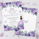 Search for lilac quinceanera invitations Mexican spanish latina