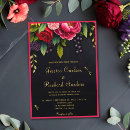 Search for red sunflower wedding invitations Wood