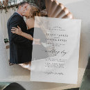 Search for vellum overlay wedding invitations Minimalist