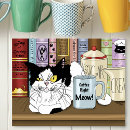 Search for cat coffee posters White
