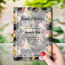 Search for hibiscus flower bridal shower invitations Watercolor