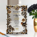 Search for metallic wedding invitations Gold