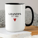Search for pregnancy announcement mugs New grandparents