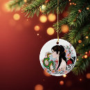 Search for blue dragon christmas tree decorations Green