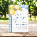 Search for mediterranean bridal shower invitations Watercolor