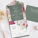 Search for boho wedding invitations Watercolor flowers
