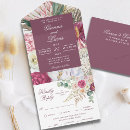Search for trifold wedding invitations Modern