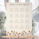 Search for floral wedding seating charts Boho chic