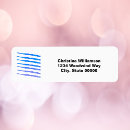 Search for bands return address labels Blue