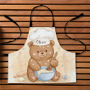 Search for cute teddy bear aprons Whimsical