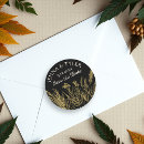 Search for gold foliage stickers Black and gold