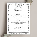 Search for bridal shower menus Whimsical