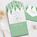 Search for elegant watercolor greenery wedding invitations Modern