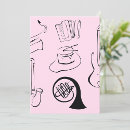 Search for musical instrument invitations Orchestra