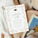 Search for butterfly graduation invitations Blush pink